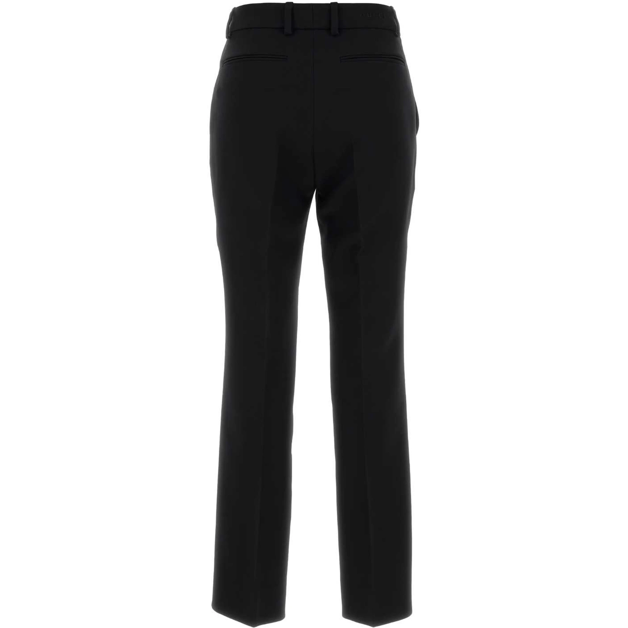 PANT CADY CREPE WOOL SILK W/MO