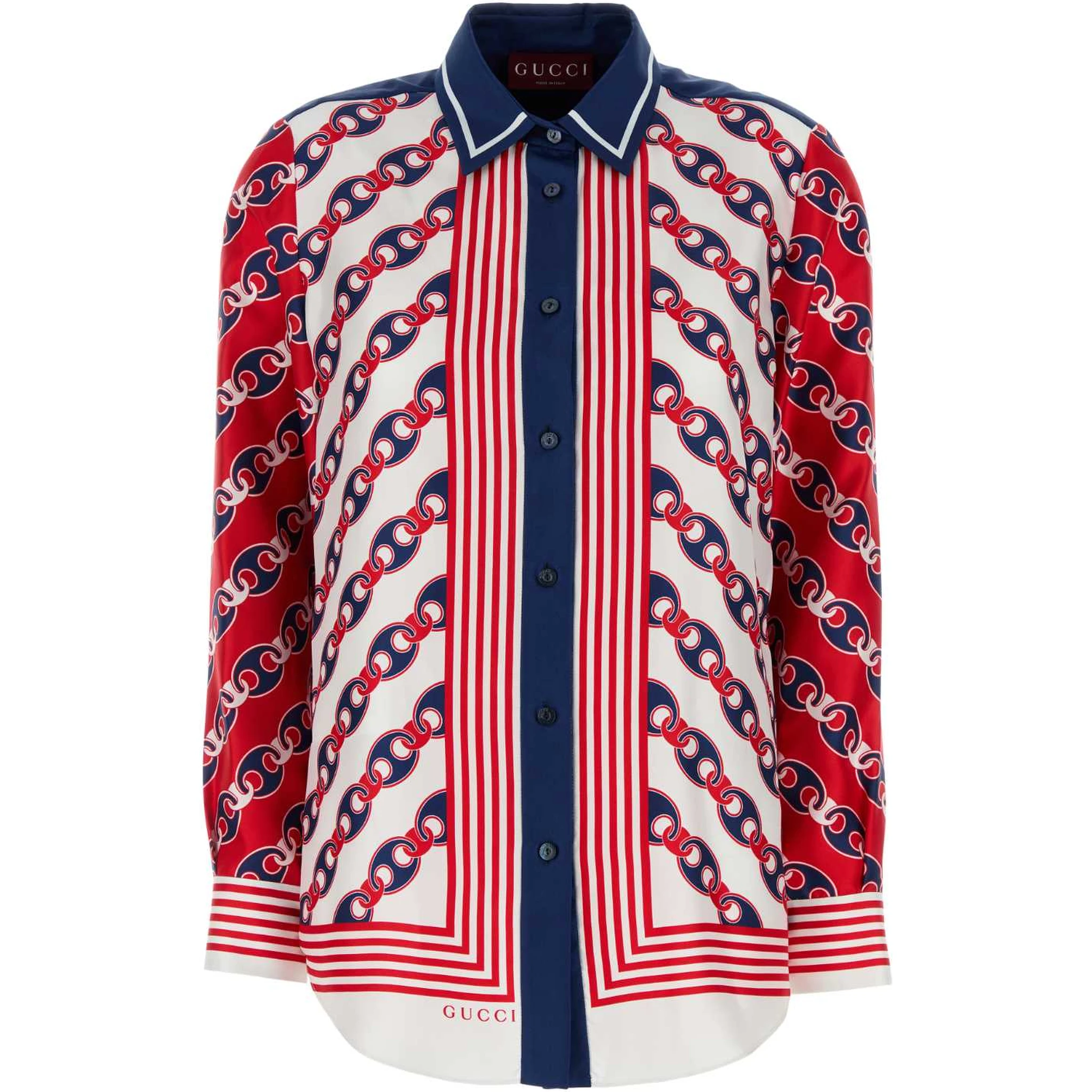 SHIRT MARINA CHAIN FOULARD W/M