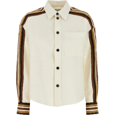 WHITE SHIRT BAND SLEEVES