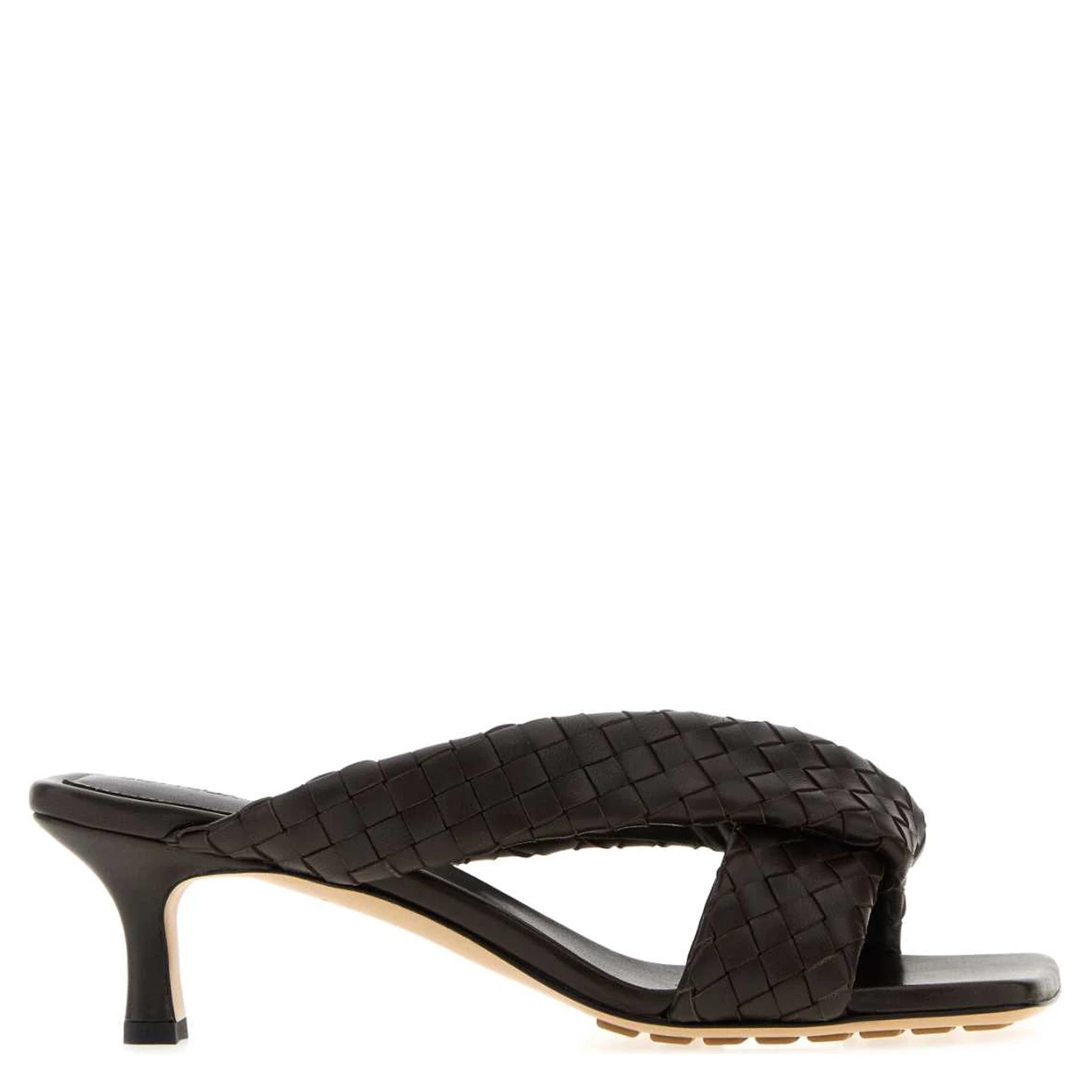 RIVA SANDAL KITTEN HEEL INRTECCIO 5 CM