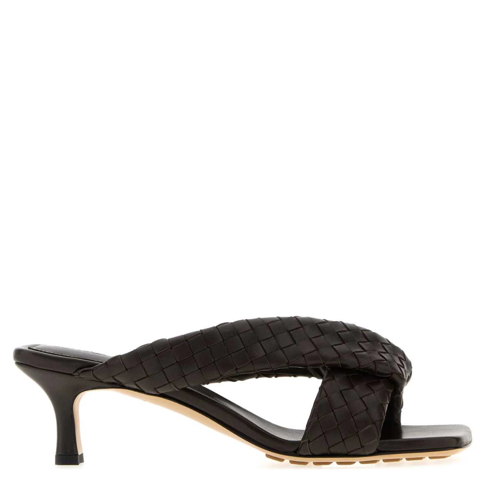 RIVA SANDAL KITTEN HEEL INRTECCIO 5 CM