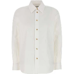 COTTON POPLIN KNOT SHIRT