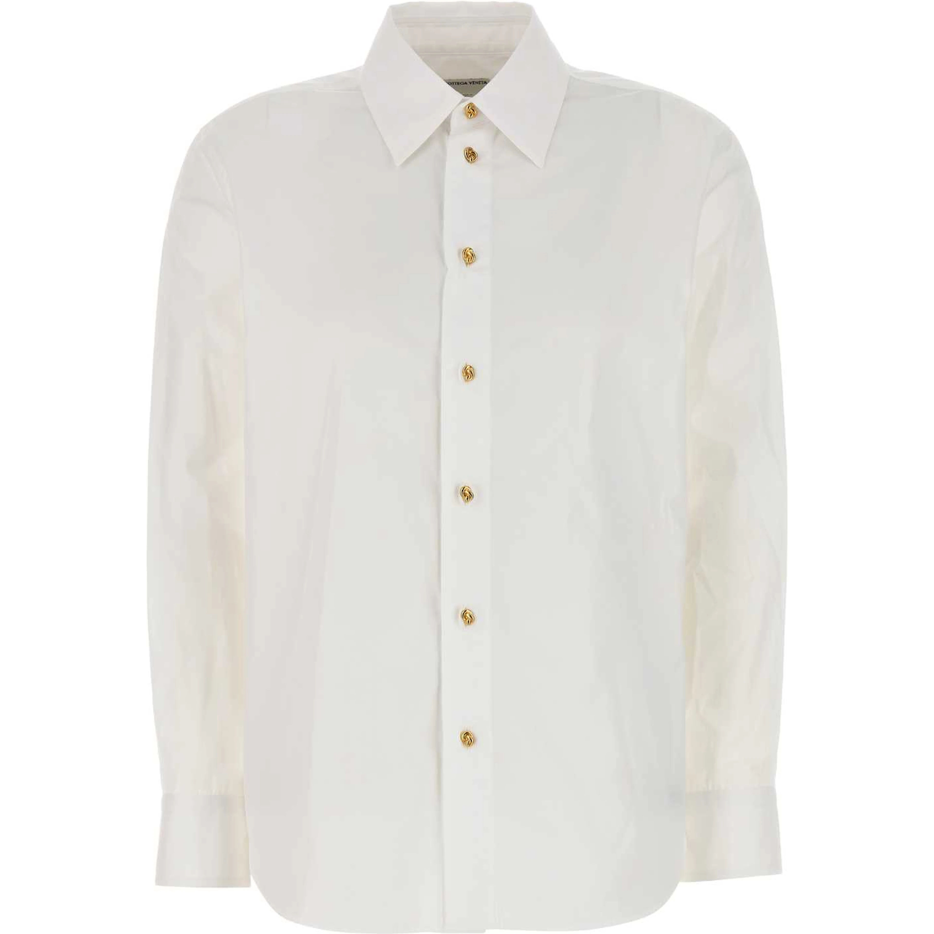 COTTON POPLIN KNOT SHIRT