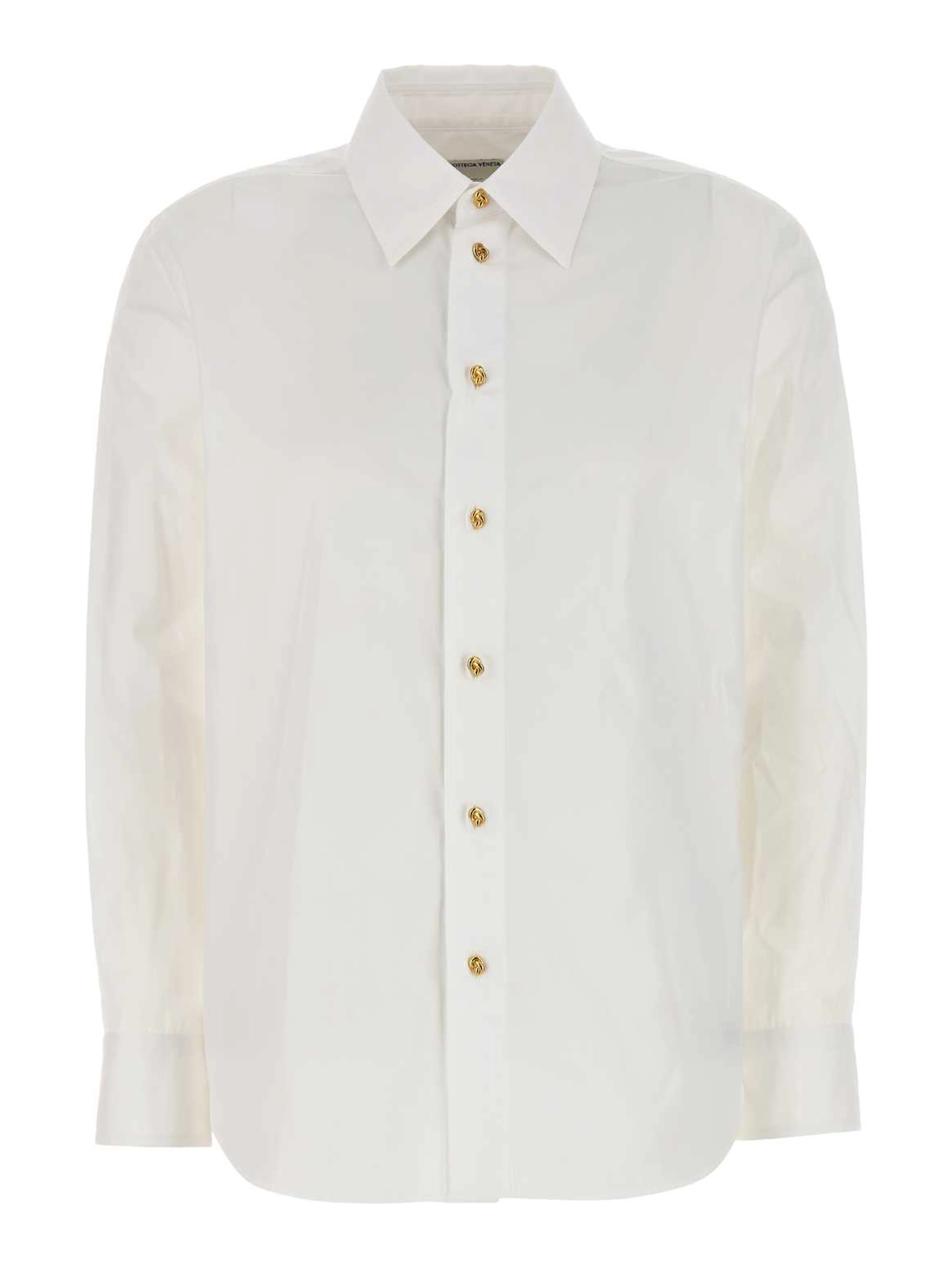 COTTON POPLIN KNOT SHIRT