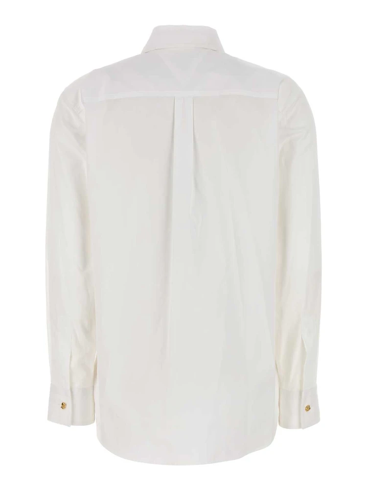 COTTON POPLIN KNOT SHIRT alternative