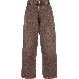 TROUSERS LIGHT BROWN WASHED DE