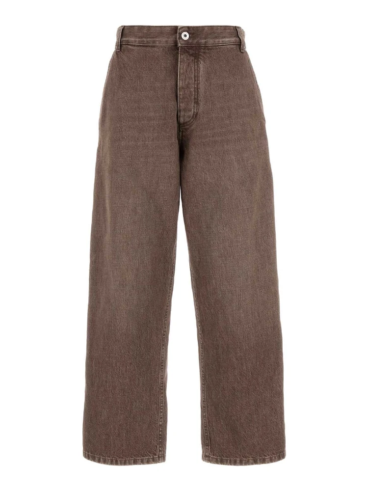 TROUSERS LIGHT BROWN WASHED DE
