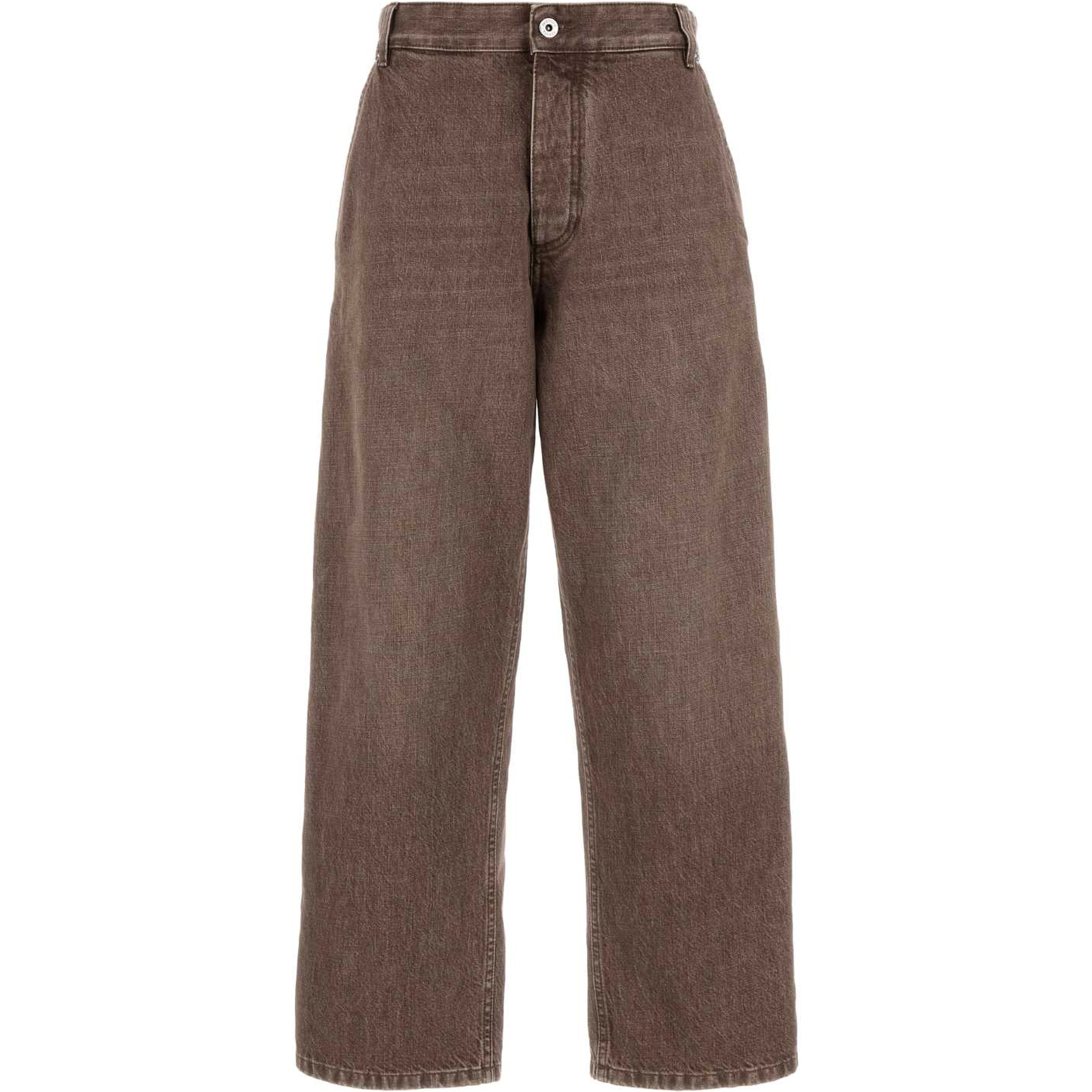TROUSERS LIGHT BROWN WASHED DE