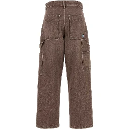 TROUSERS LIGHT BROWN WASHED DE