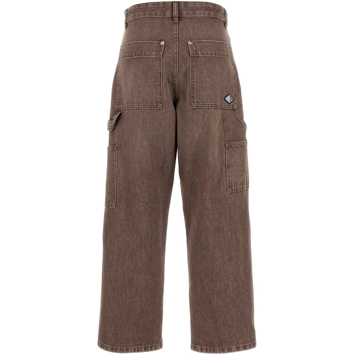TROUSERS LIGHT BROWN WASHED DE