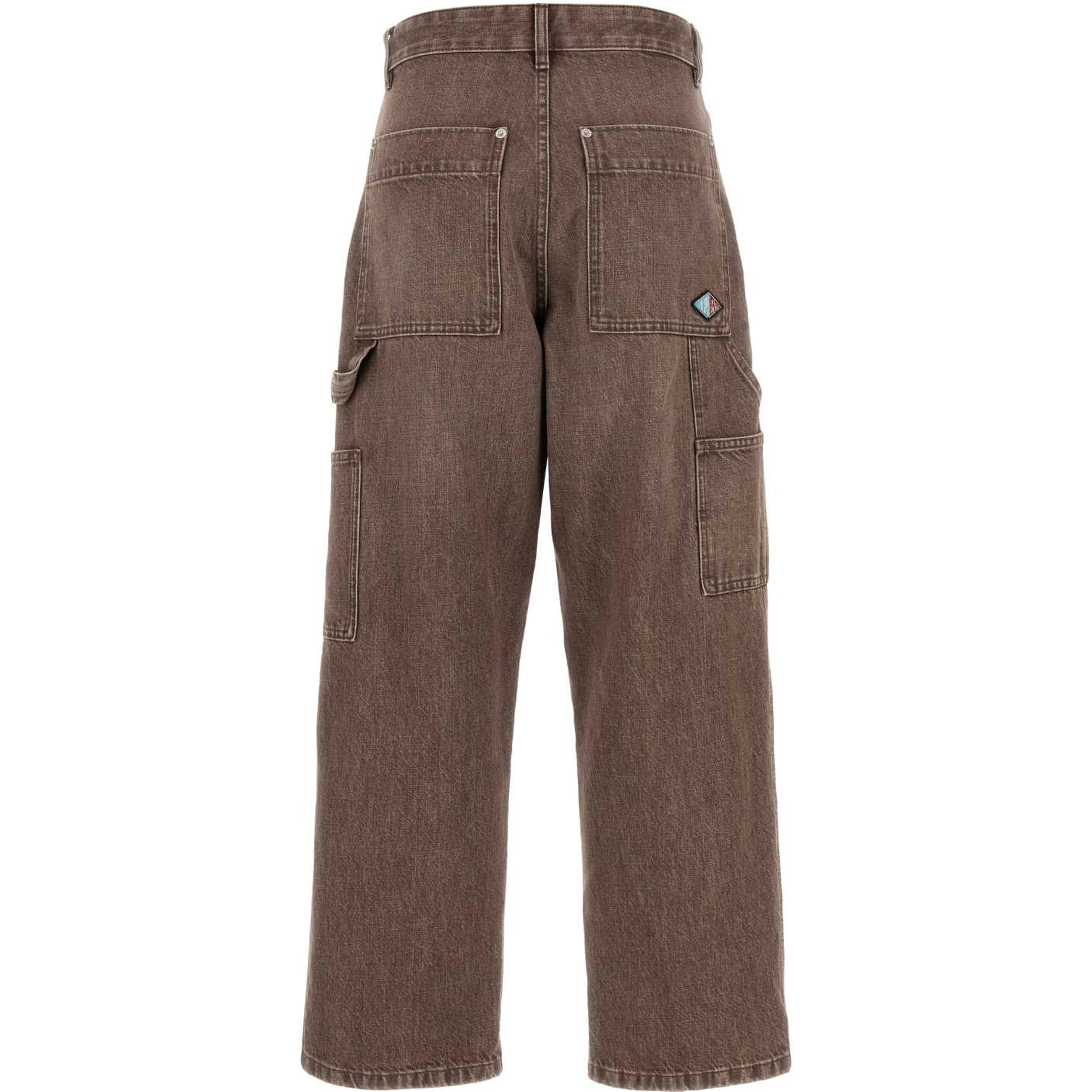 TROUSERS LIGHT BROWN WASHED DE
