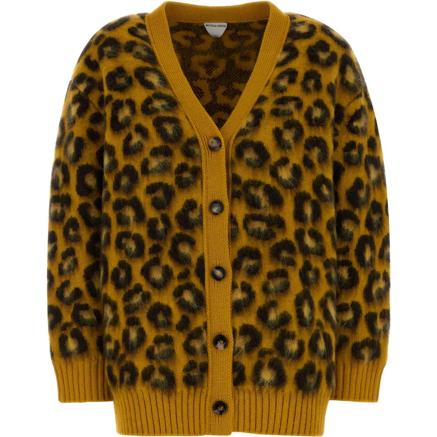 WM LEOPARD JACQUARD CARDIGAN