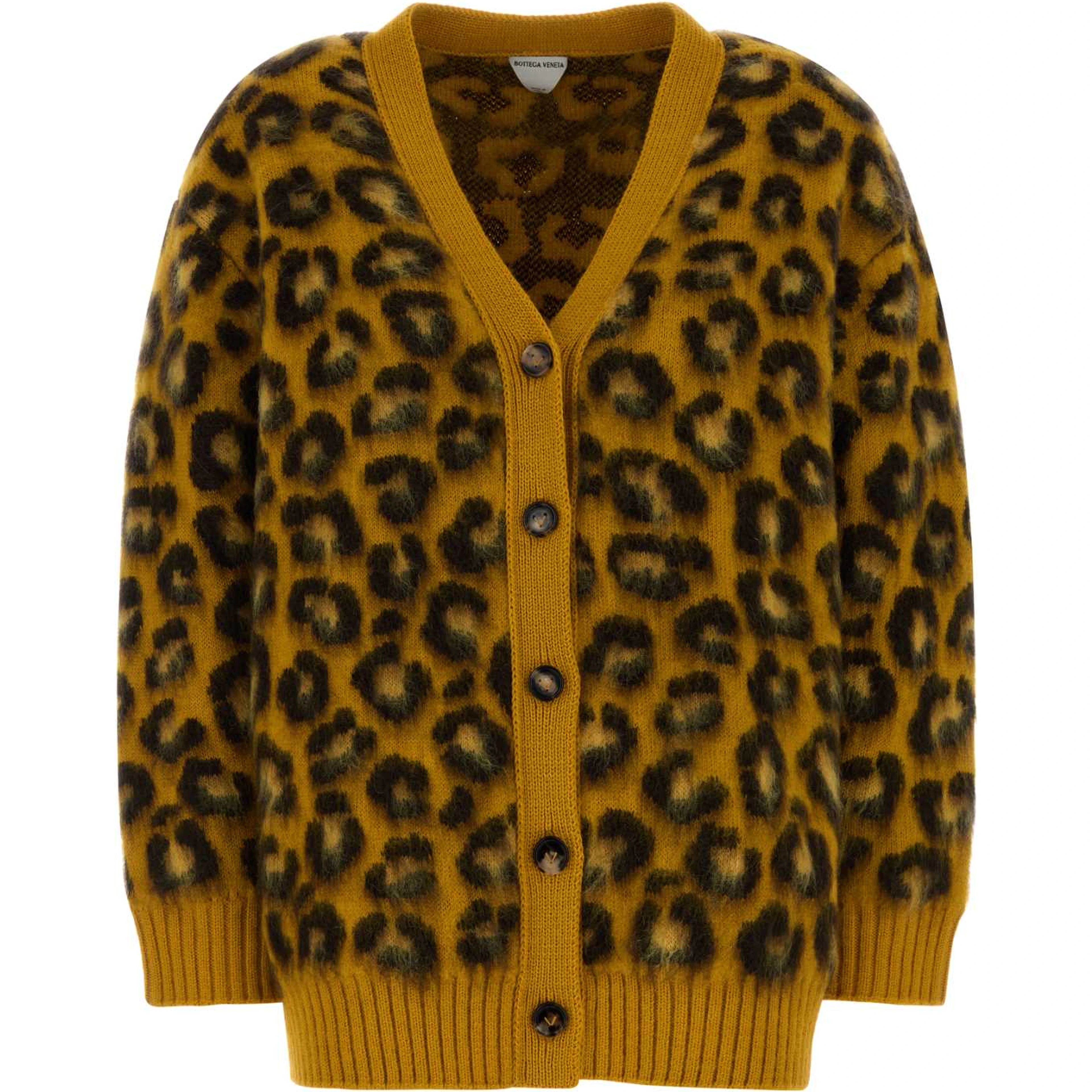 WM LEOPARD JACQUARD CARDIGAN
