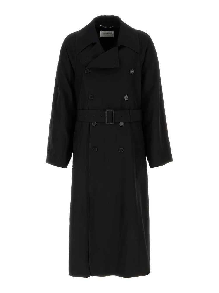 معطف بحزام راجلان