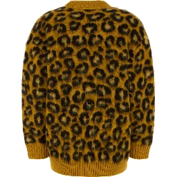 WM LEOPARD JACQUARD CARDIGAN