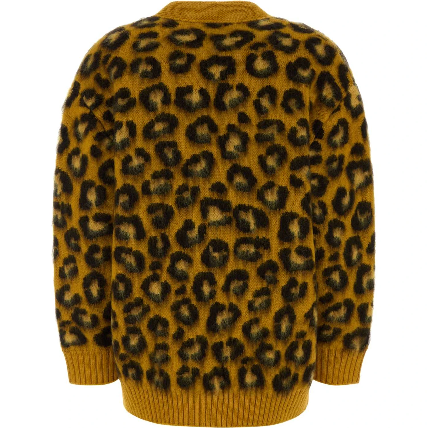 WM LEOPARD JACQUARD CARDIGAN