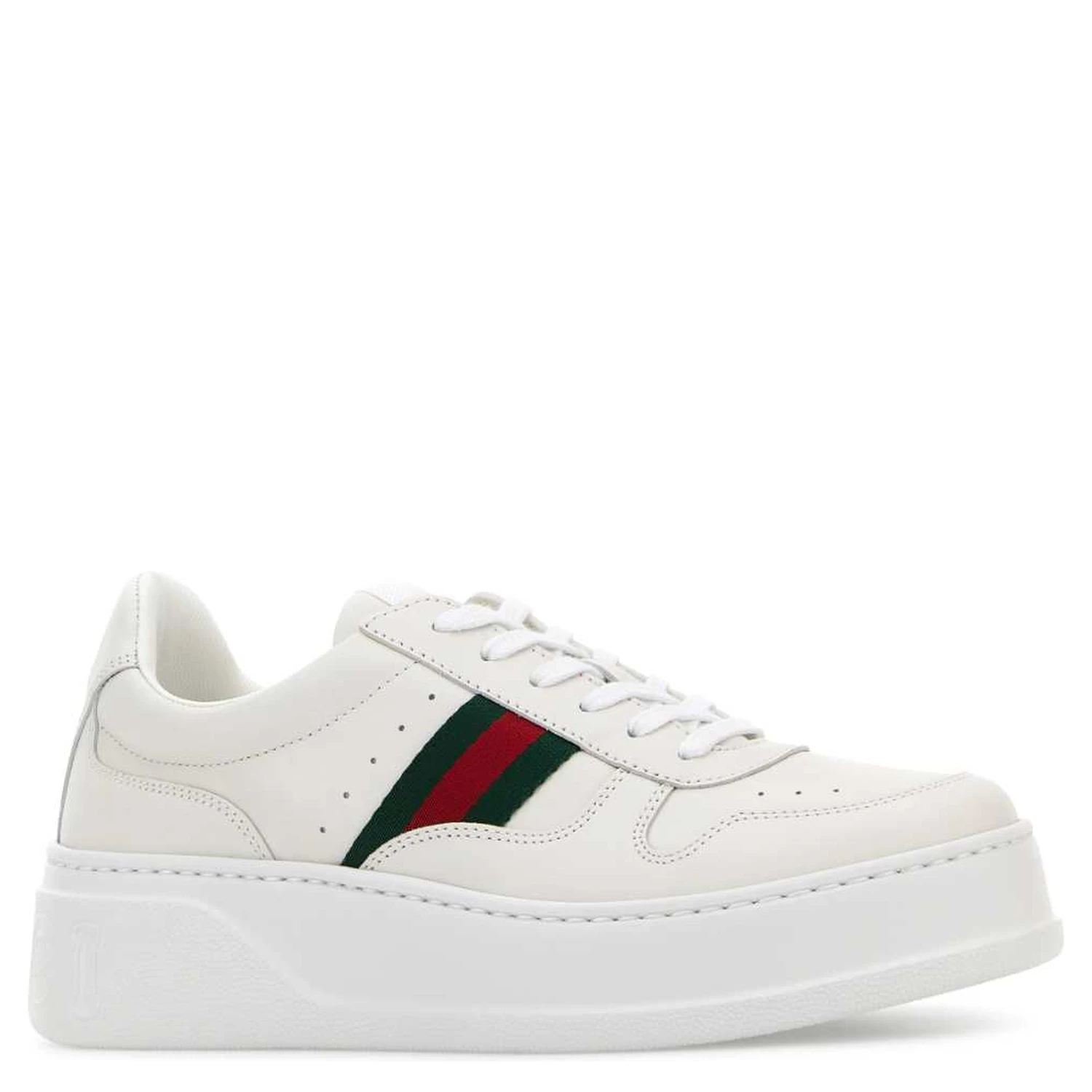 LEATHER UPPER AND RUBBER SOLE SHOE