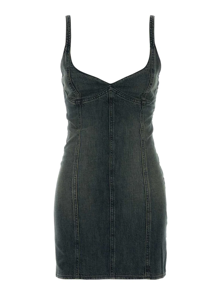 CORSETED MINI DRESS