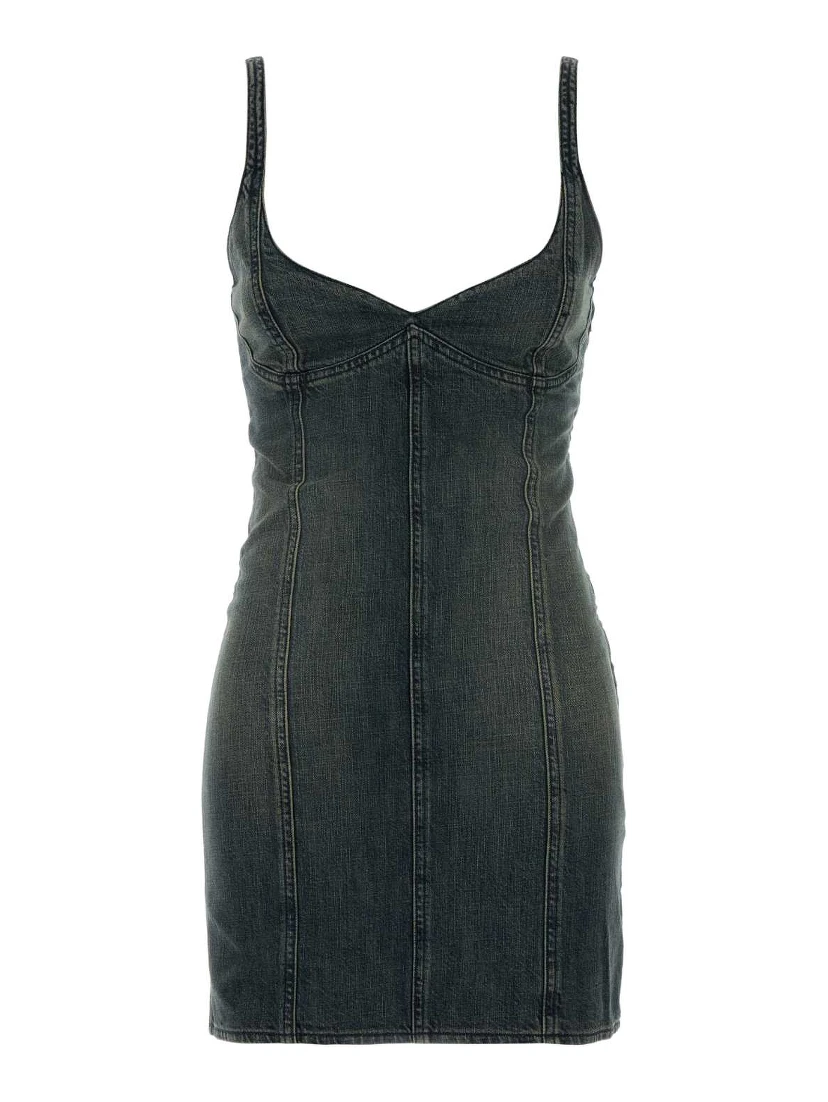 CORSETED MINI DRESS
