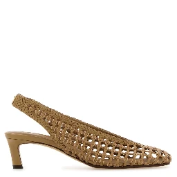 FENDI SHOW SLING BACK INTRECCIO