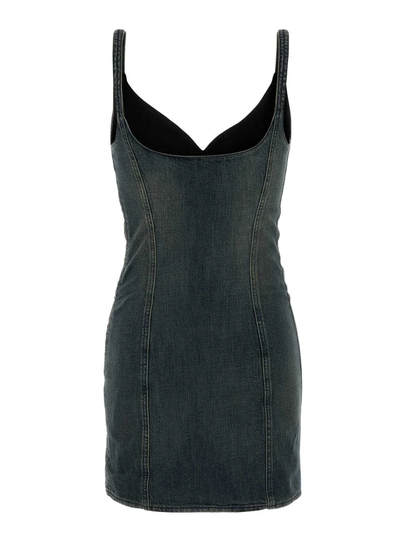 CORSETED MINI DRESS