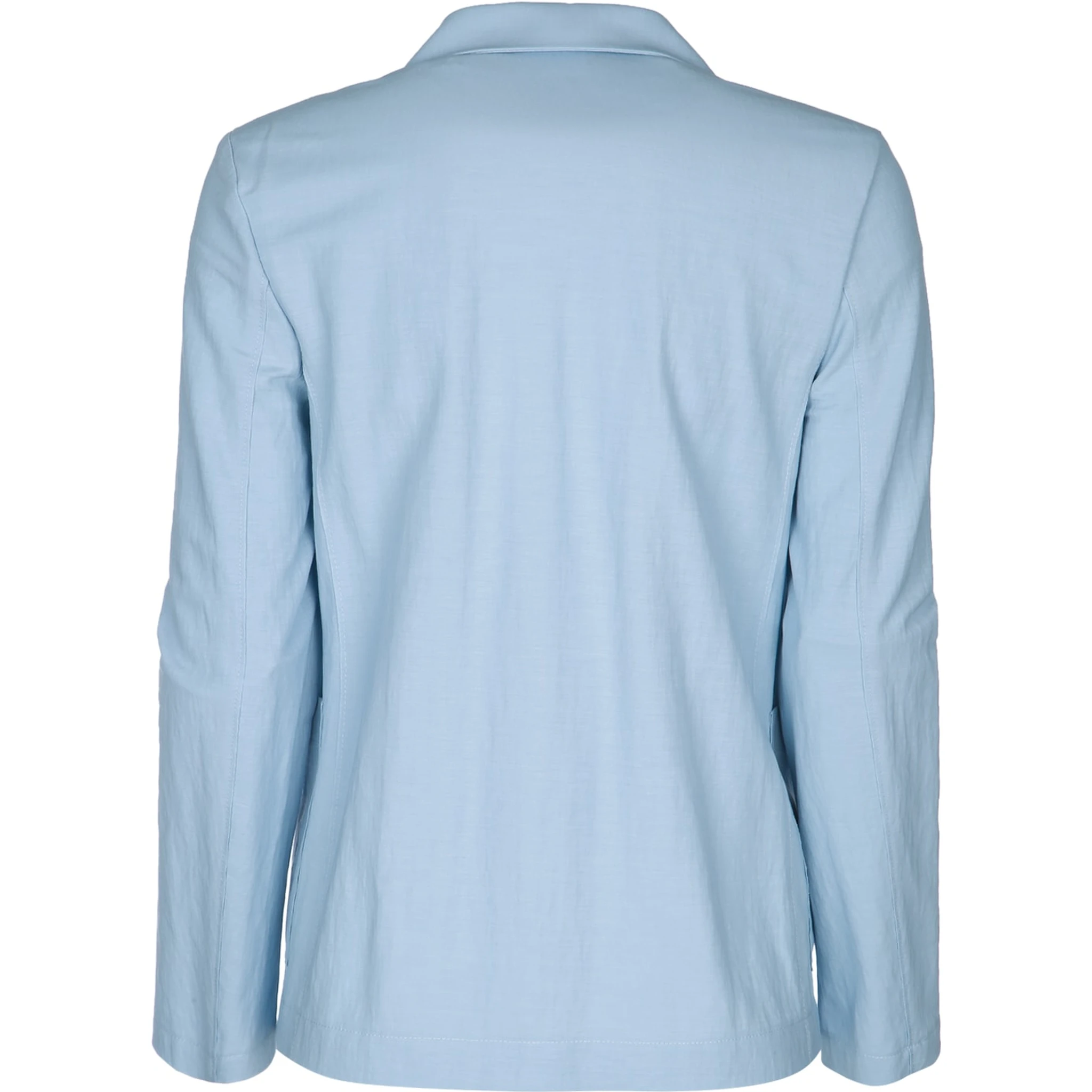 WOMEN STAND UP COLLAR BLAZER RAYON