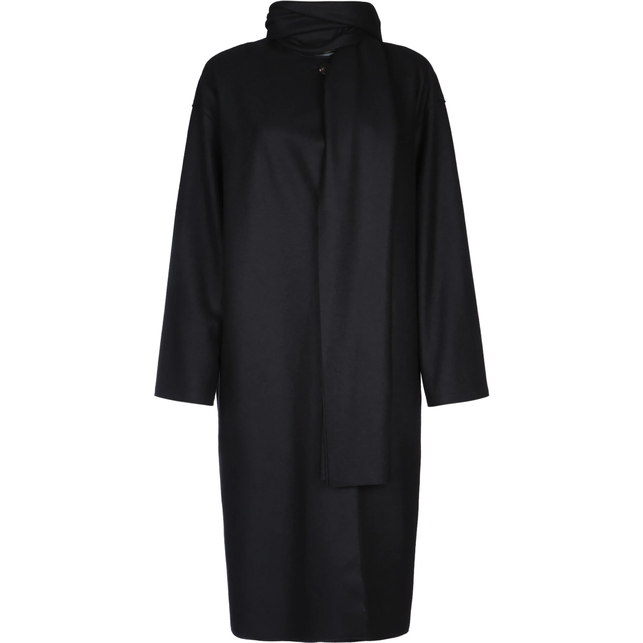 WOMEN SCARF COAT CASHMERE BLEND