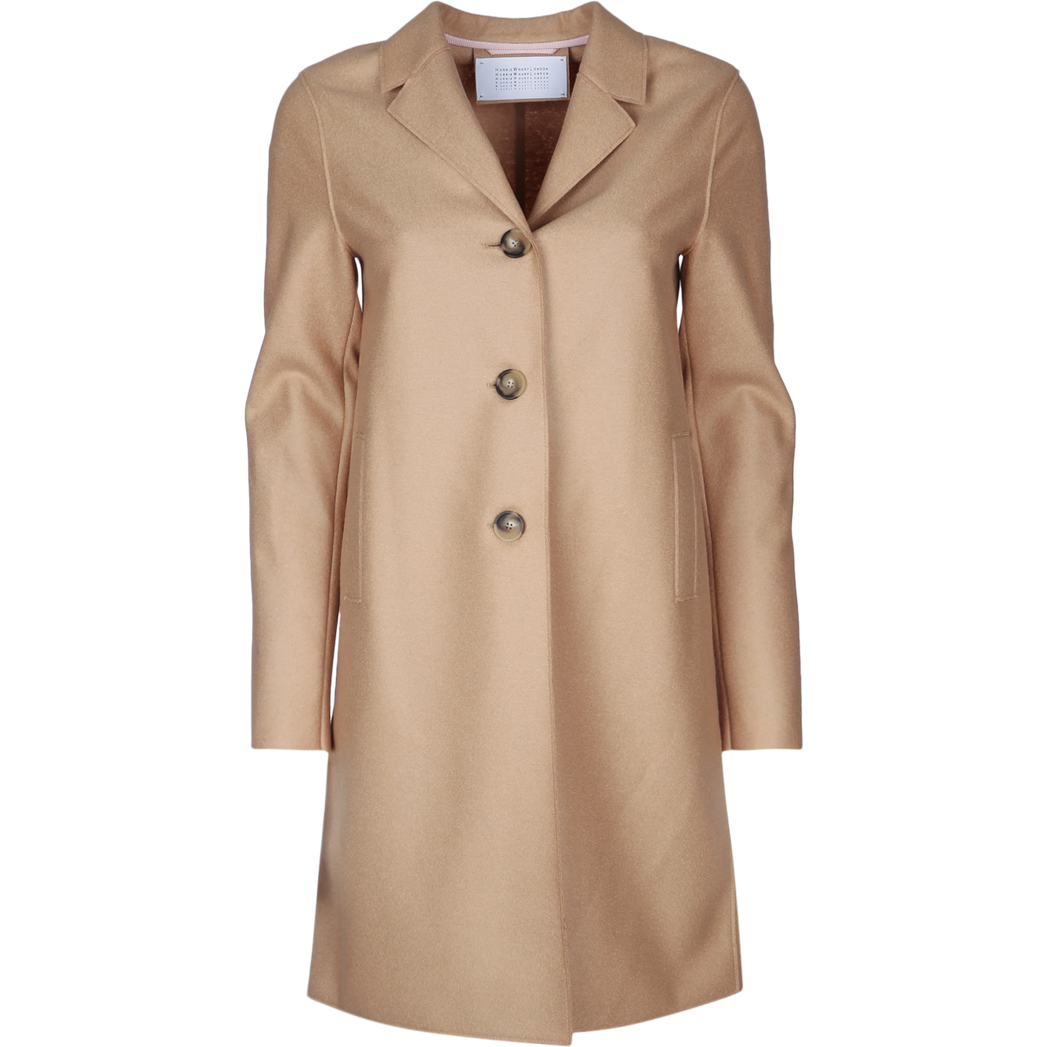 WOMEN BOXY COAT LIGHT PRESSED WOOL