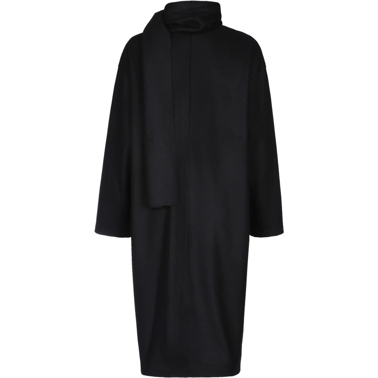 WOMEN SCARF COAT CASHMERE BLEND