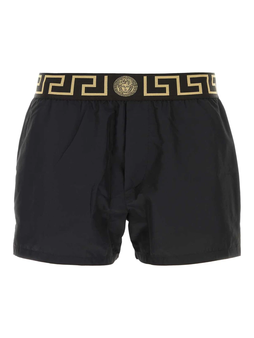 SWIM SHORT BOXER POLY GOLFO FABRIC - NEW LOGO