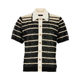 STRIPED BUTTON DOWN SHIRT