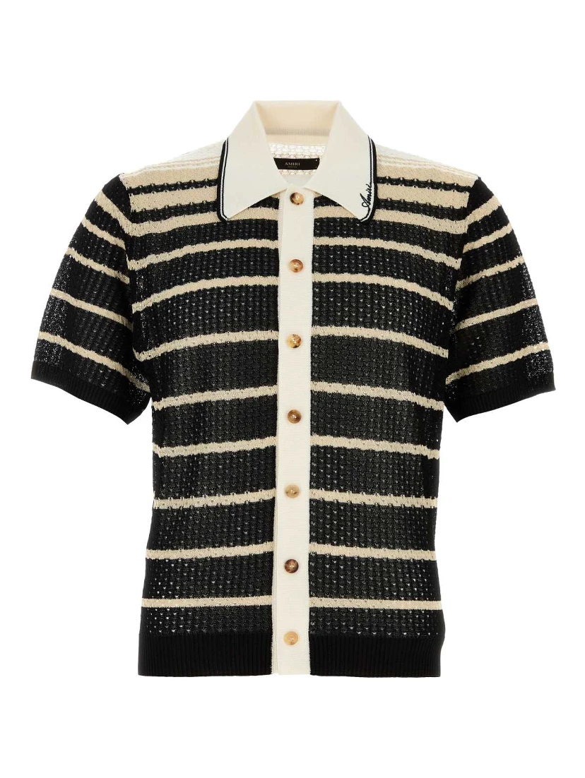 STRIPED BUTTON DOWN SHIRT