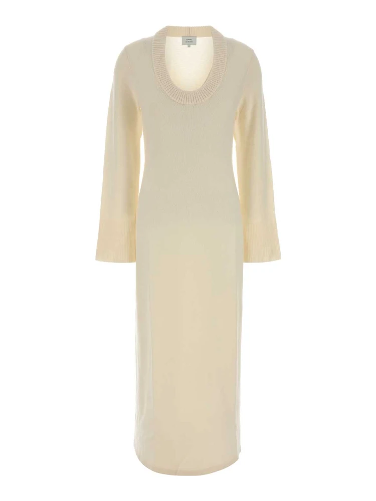 ARI U NECK MAXI KNIT DRESS