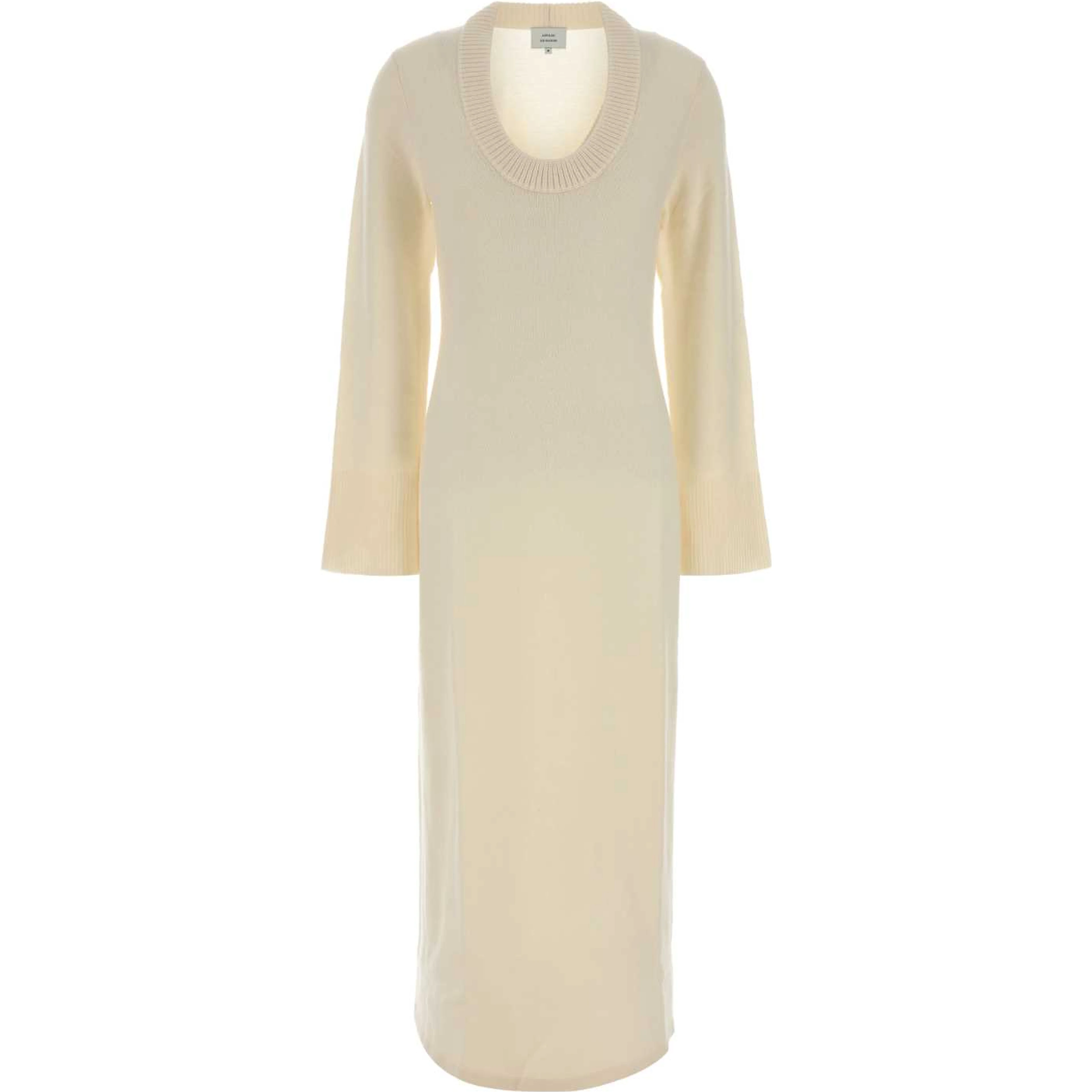 ARI U NECK MAXI KNIT DRESS