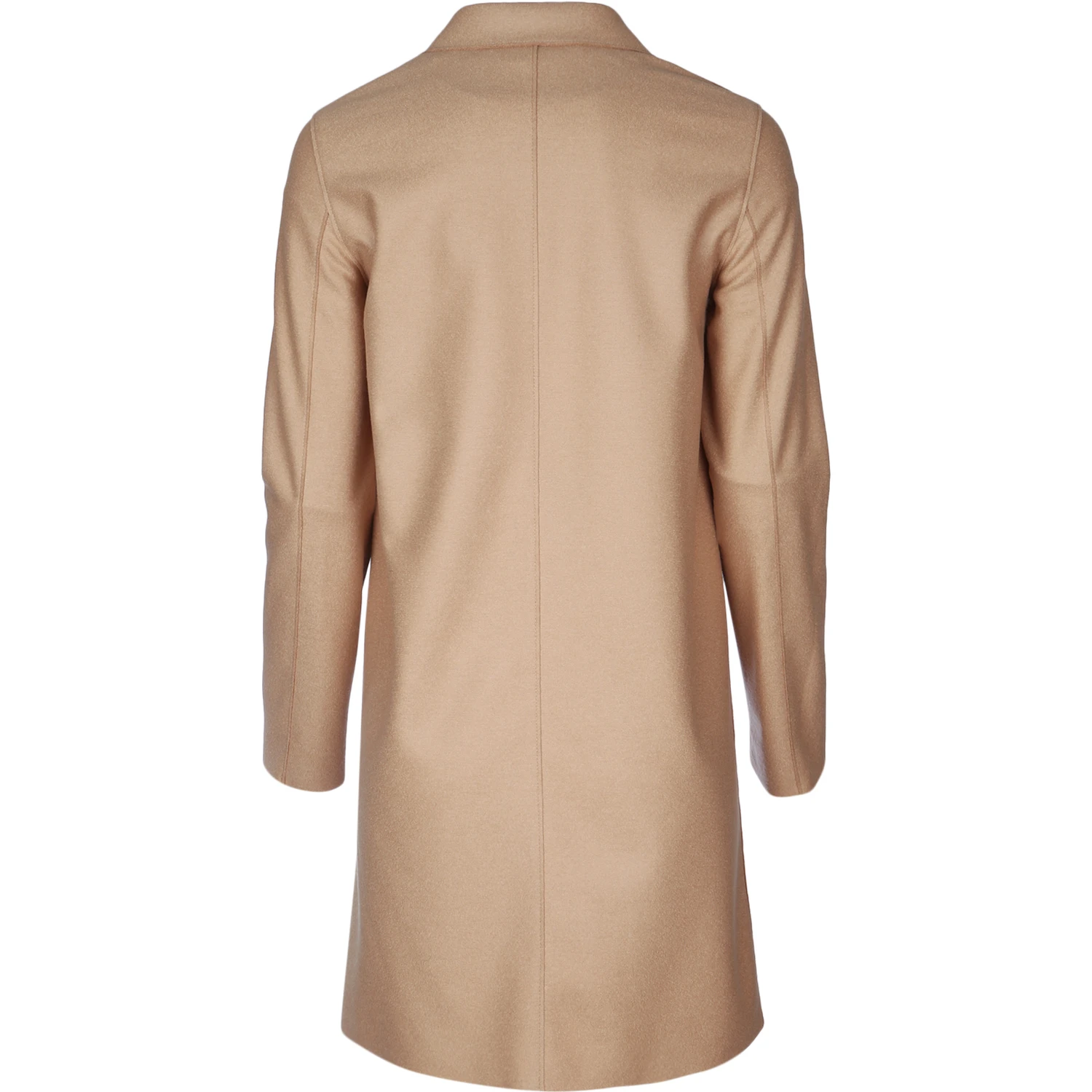 WOMEN BOXY COAT LIGHT PRESSED WOOL