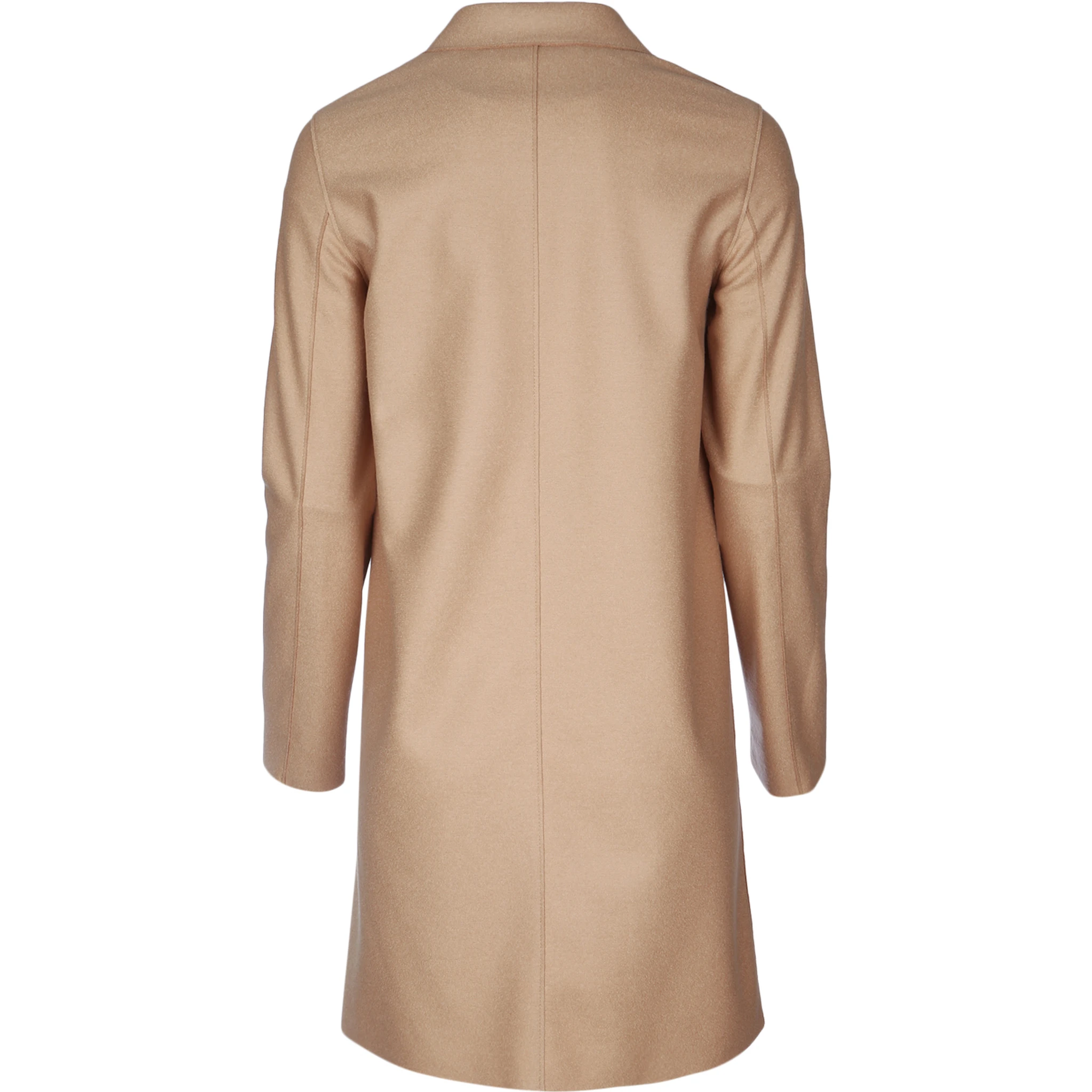 WOMEN BOXY COAT LIGHT PRESSED WOOL