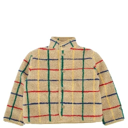COLOR STRIPES SHEEPSKIN JACKET
