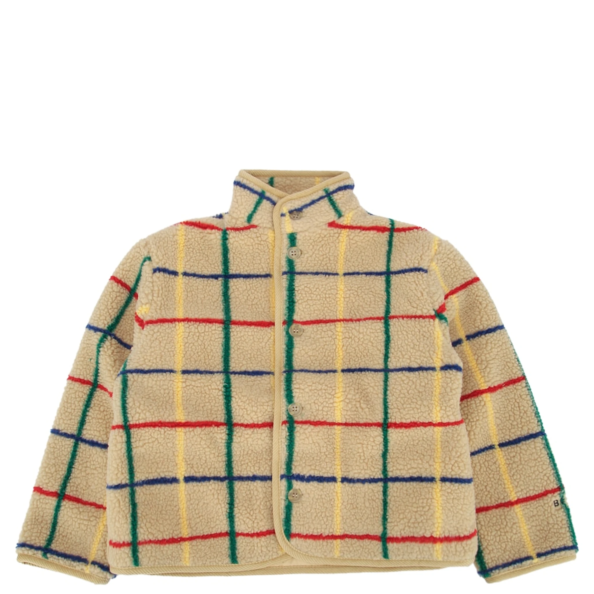 COLOR STRIPES SHEEPSKIN JACKET