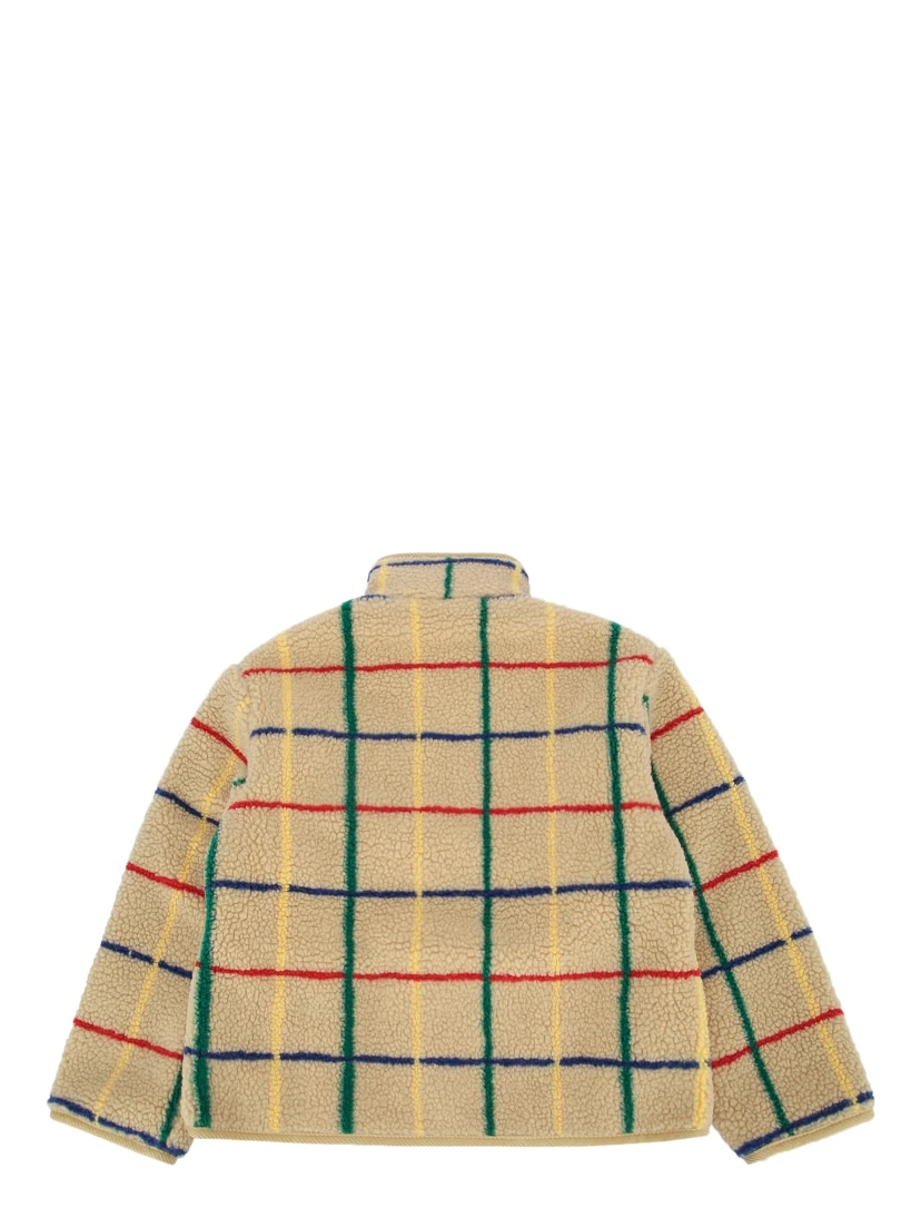 COLOR STRIPES SHEEPSKIN JACKET