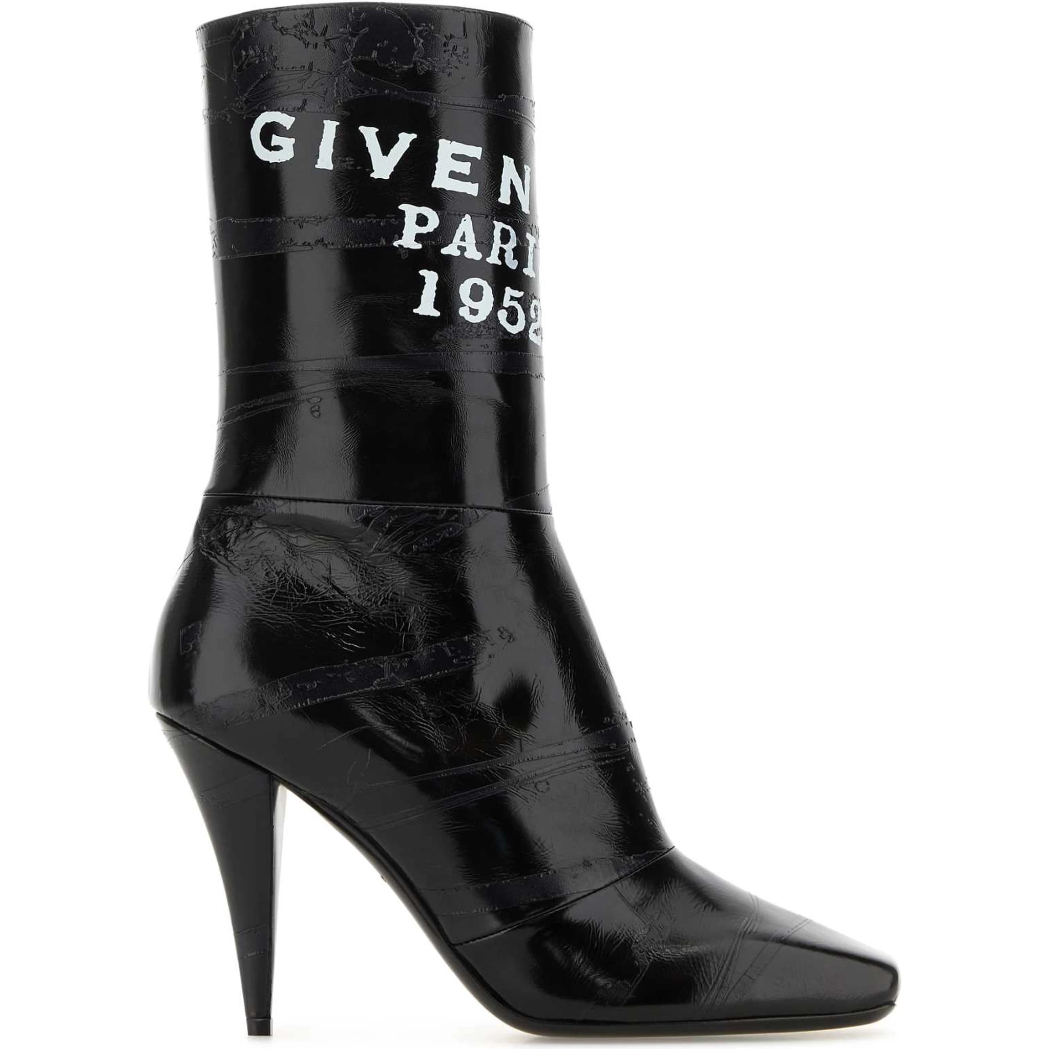 HEEL ANKLE BOOTS 95 MM