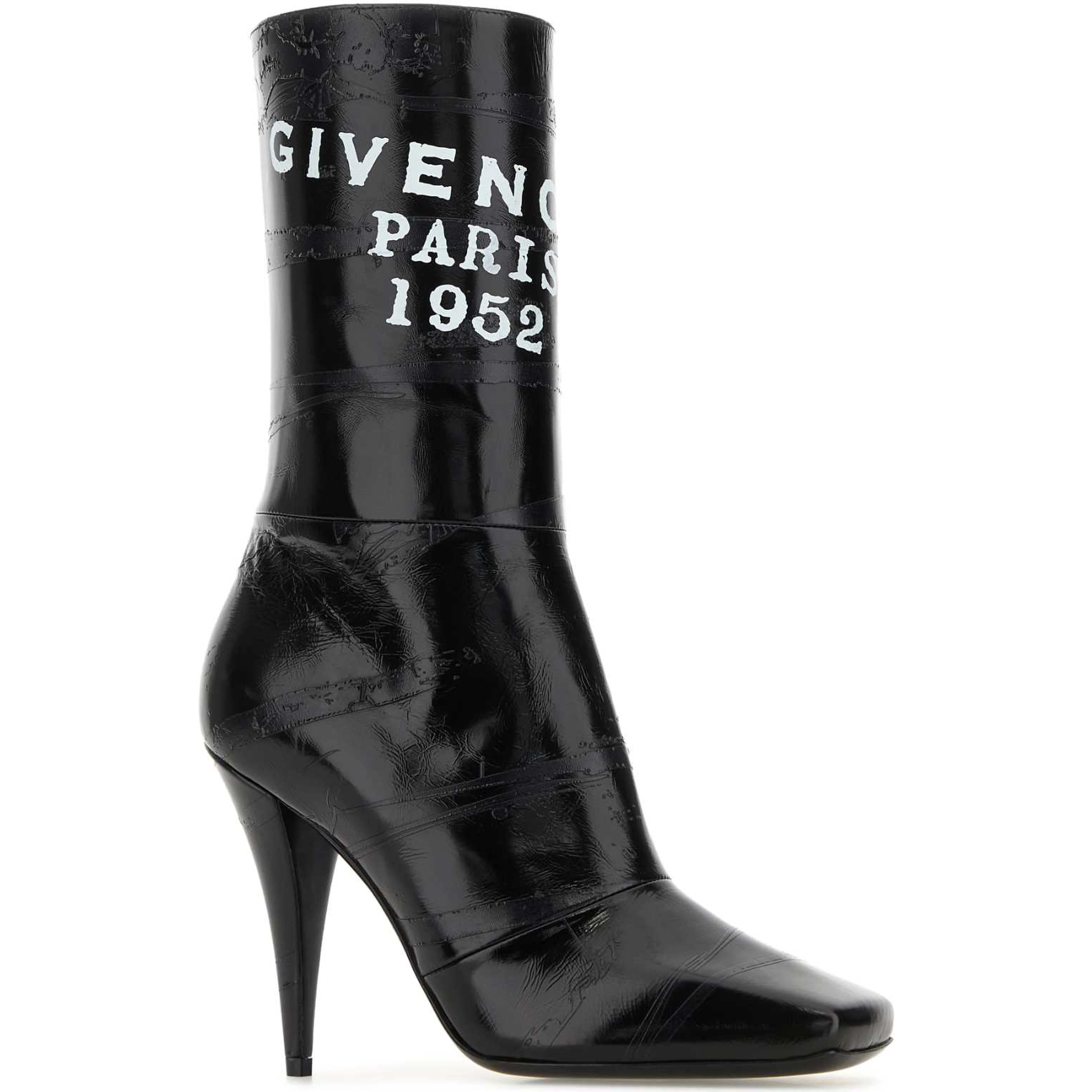 HEEL ANKLE BOOTS 95 MM