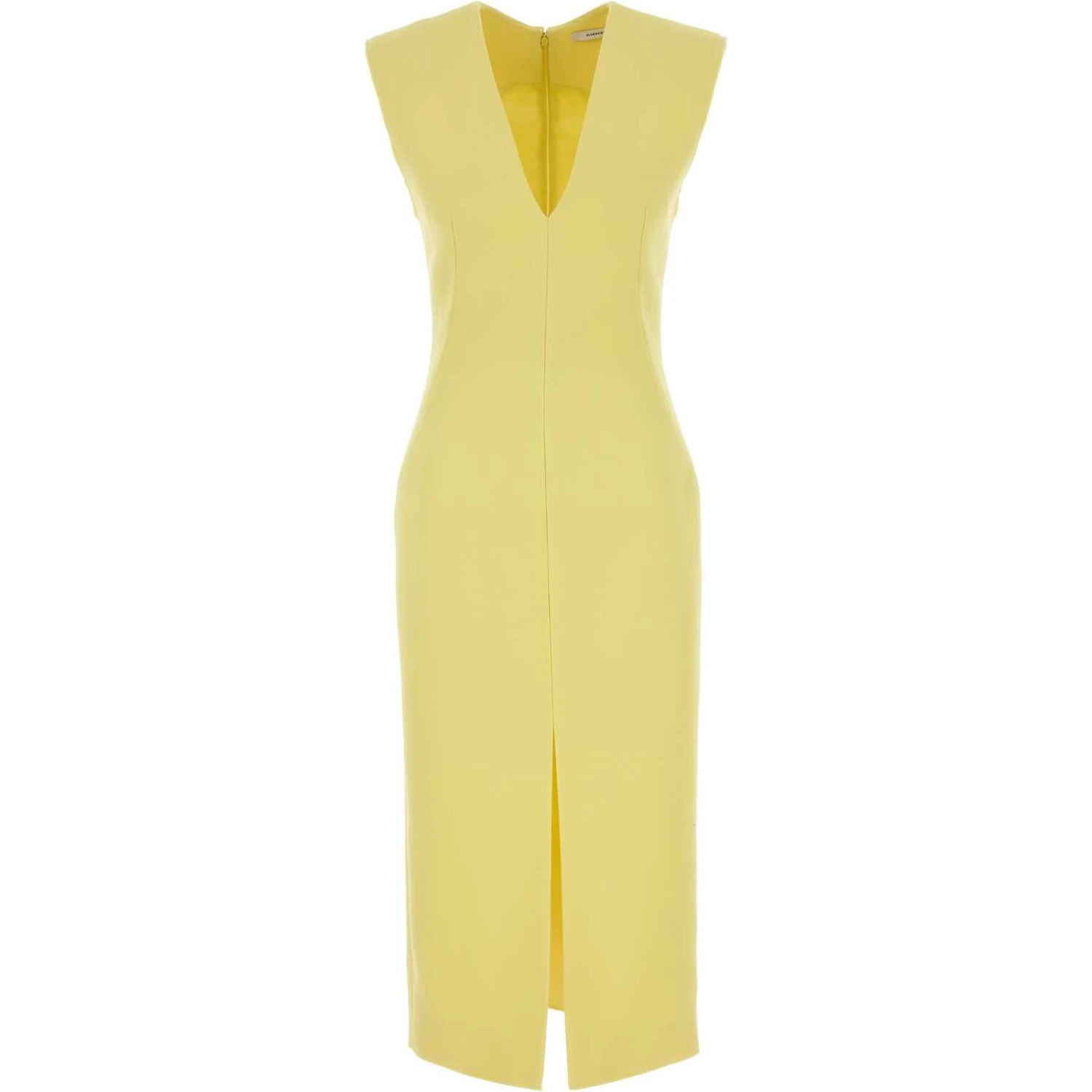 MIDI STRUCTURED DRESS RAW EDGE