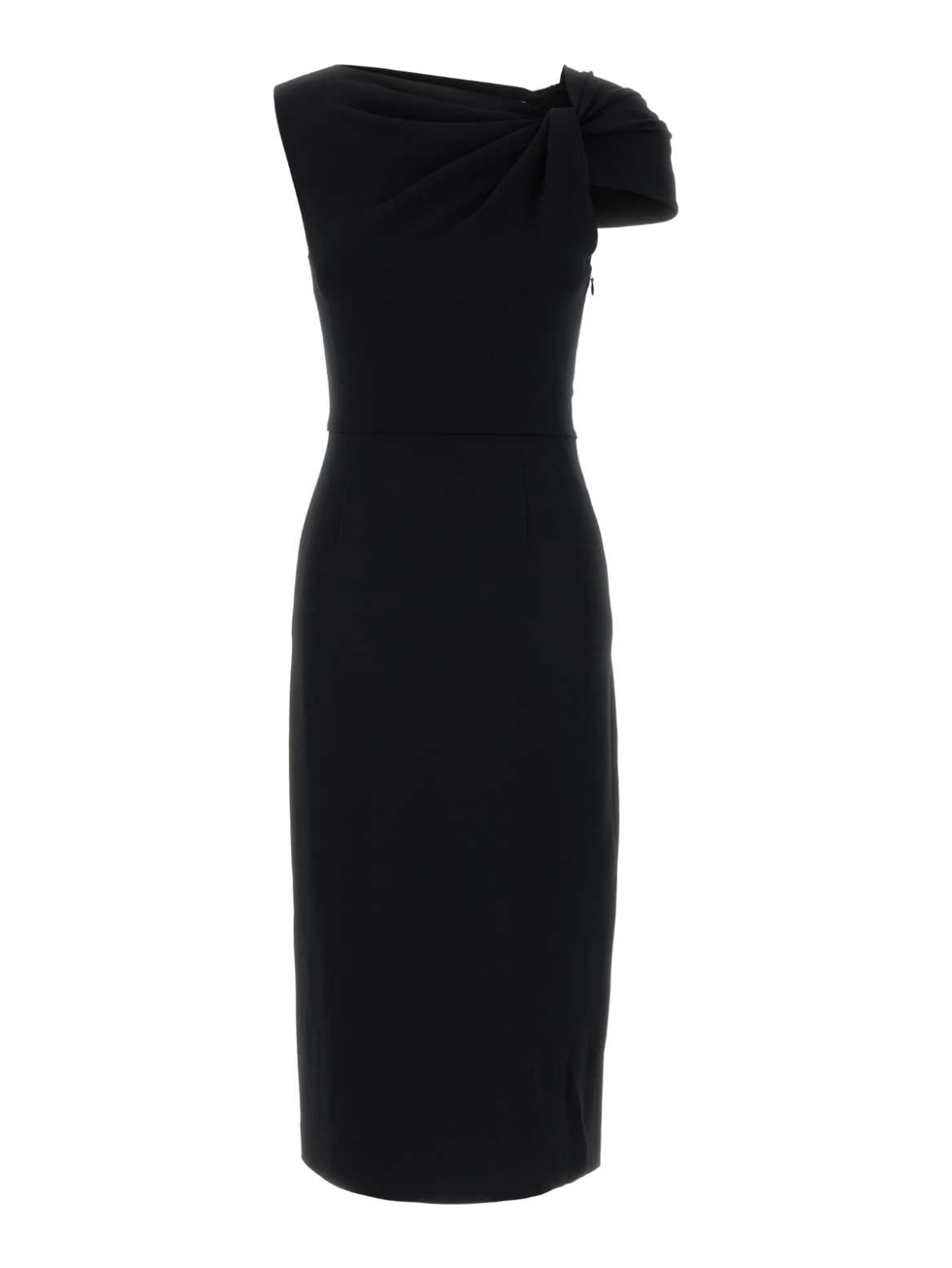 MIDI DRAPED DRESS