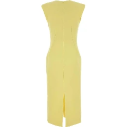 MIDI STRUCTURED DRESS RAW EDGE