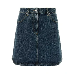 MINI DENIM SKIRT WITH POCKETS