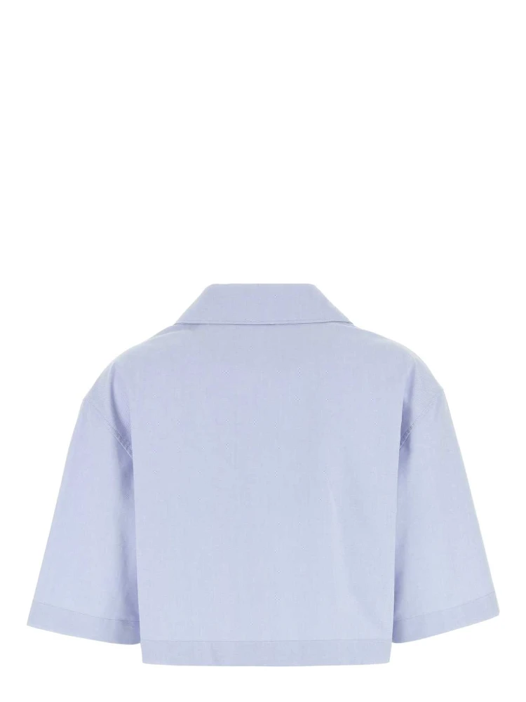 CROPPED PYJAMA SHIRT alternative