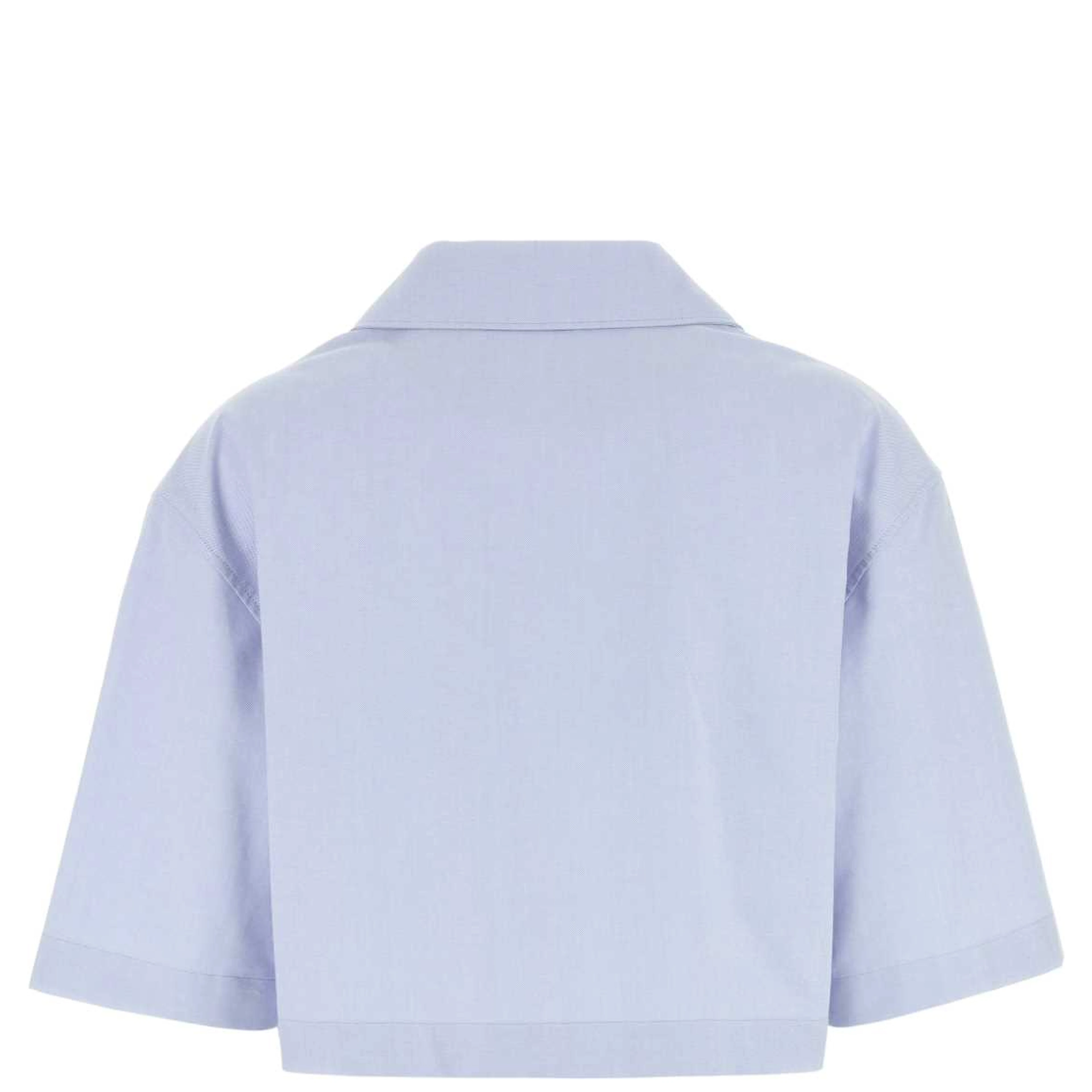 CROPPED PYJAMA SHIRT