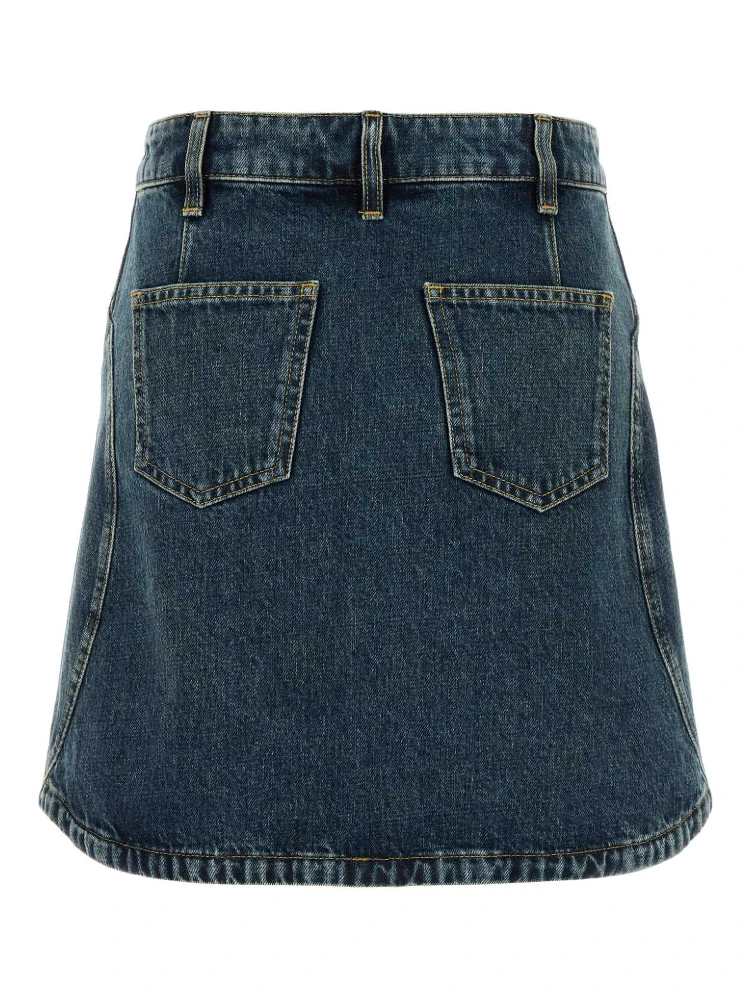 MINI DENIM SKIRT WITH POCKETS alternative