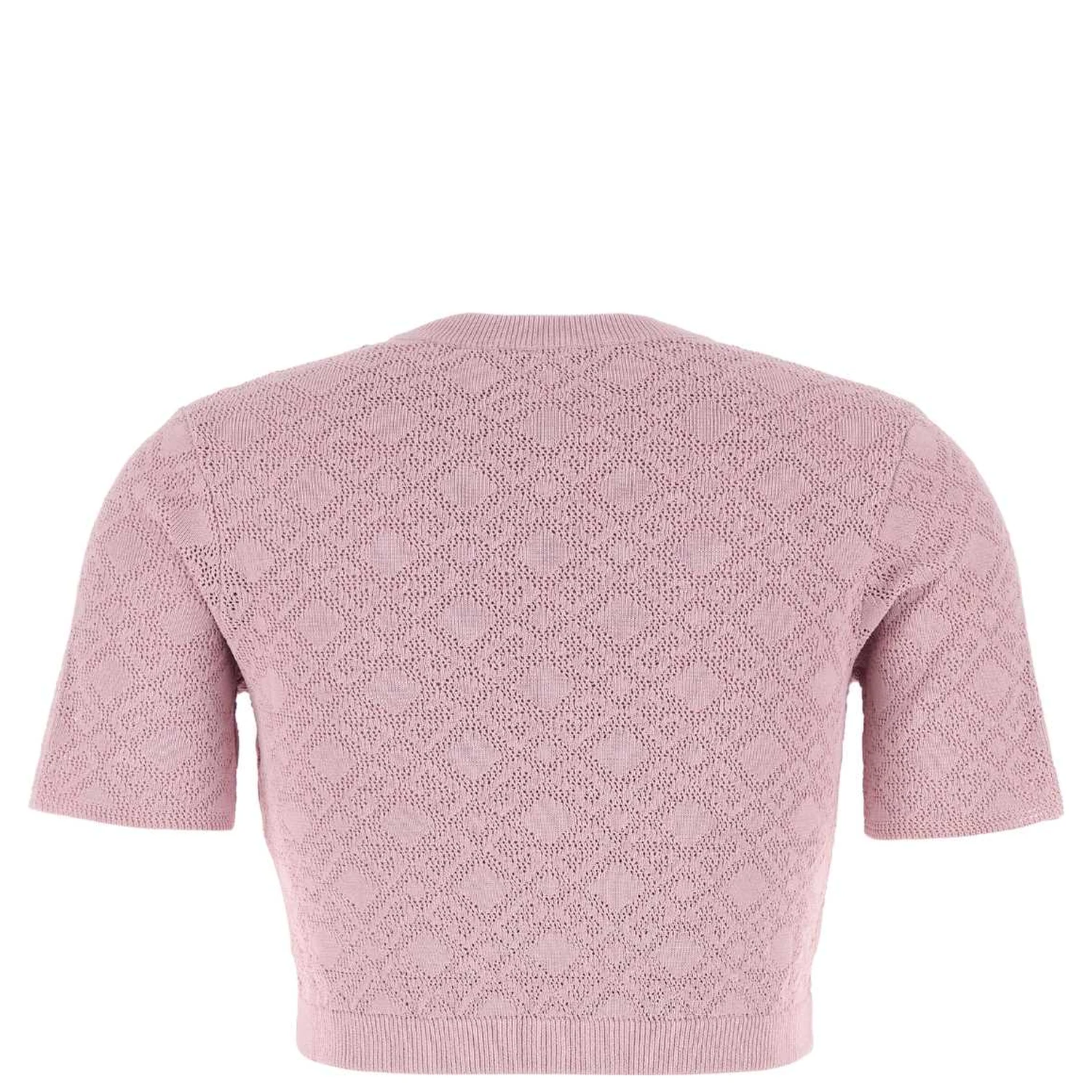CROPPED SHORT SLEEVES SWEATER