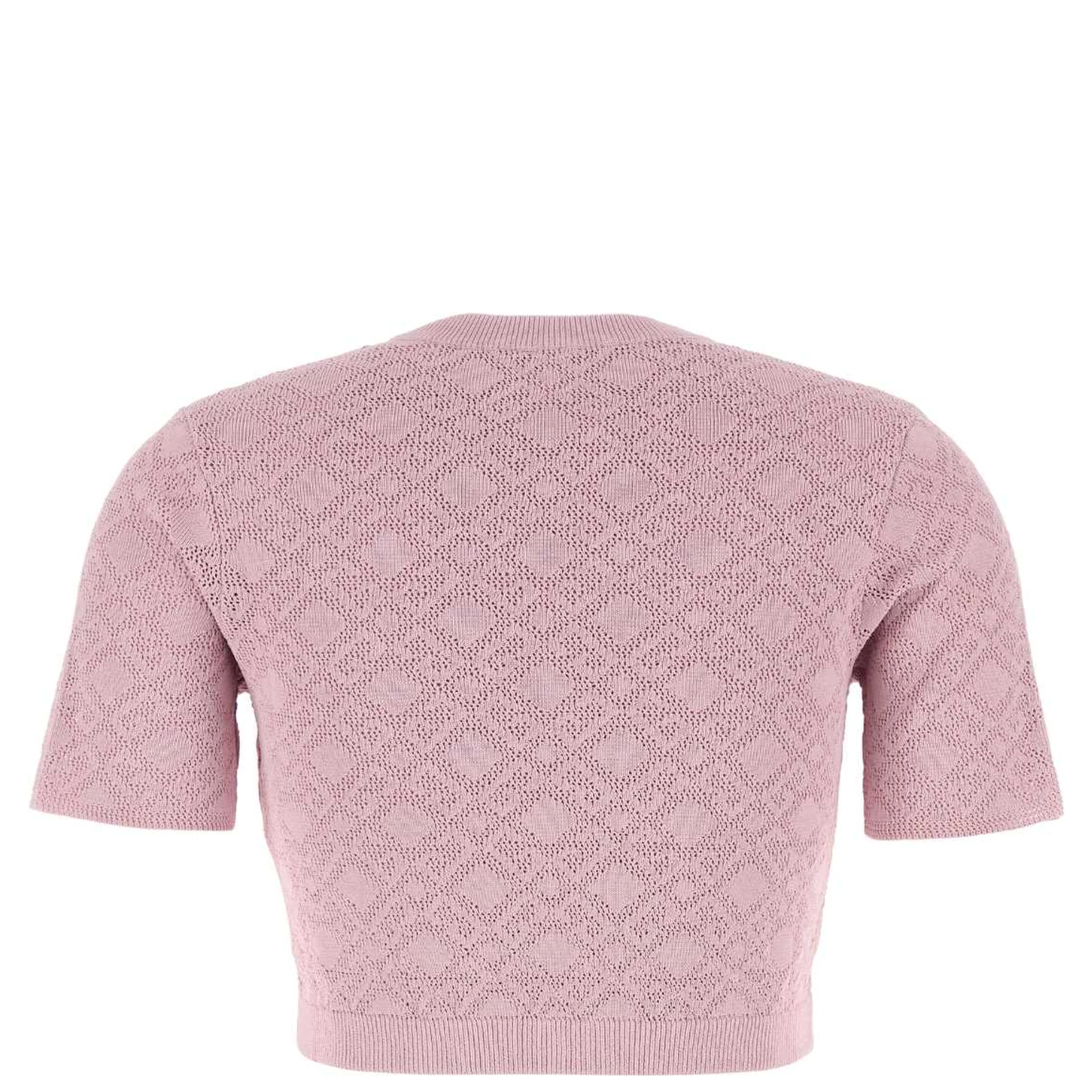 CROPPED SHORT SLEEVES SWEATER